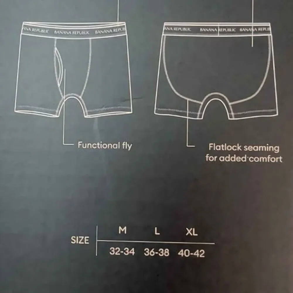 Banana Republic 3-Pack Boxer Briefs - 2 Packs, Size Medium